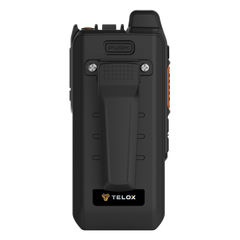 Radio PoC LTE TELOX MT100 / Tamaño de Bolsillo 113 mm / Audio 3W / IP54 / Batería 4000 mAh / Doble SIM LTE Cat.4 / Pantalla 1.77" / Android 8.1 / Compatible TASSTA