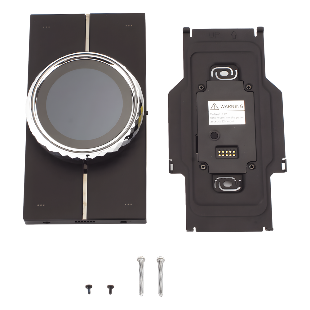 Mini pantalla táctil Hub controlador integrable con sistemas de automatización compatible con múltiples marcas, una entrada de iluminación, 4 botones para escenas. Conexión Wifi