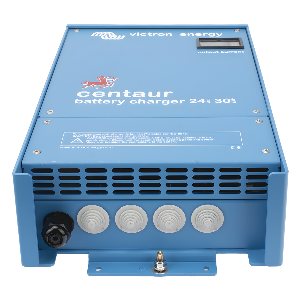 Centaur 24/30 / Cargador de Baterías 24V, 30A / Para Ambientes Marinos y Terrestres. /  Bancos de 120 a 300 Ah