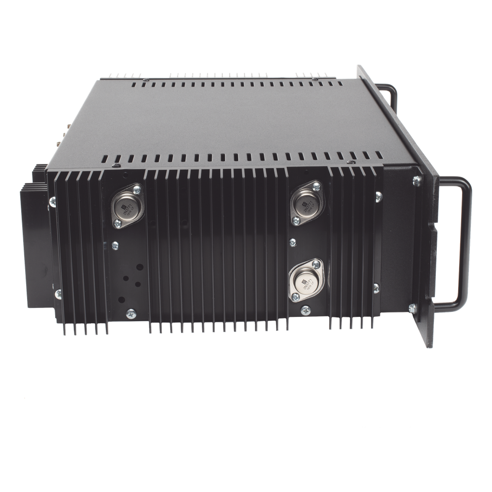 Fuente de poder  13.8Vcc, 35A, lineal regulada con circuito cargador de baterías, para instalación en rack