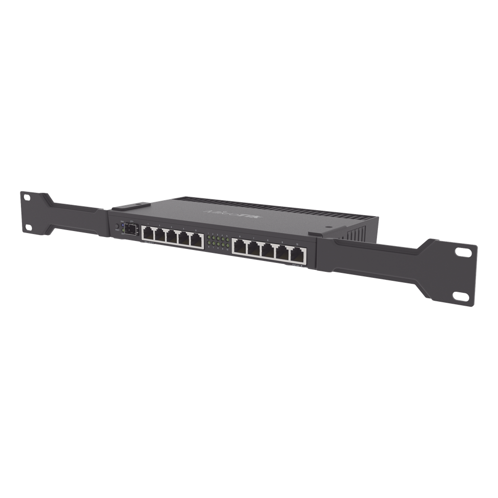(RB4011iGS+RM) RouterBoard, CPU 4 Núcleos, 10 Puertos Gigabit Ethernet, 1 puerto SFP+