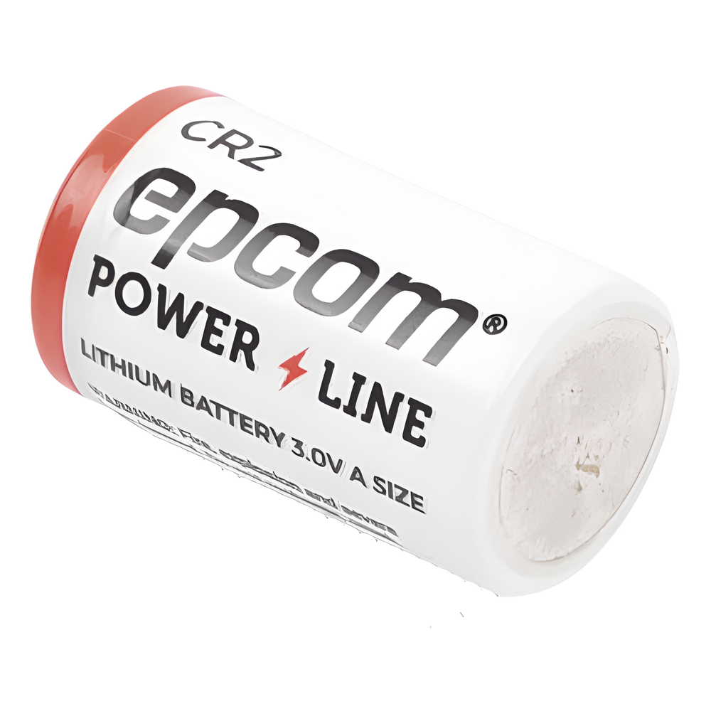Batería de Litio CR2 / 3V / 850 mAh / No Recargable / Sello Hermético Vidrio-Metal / Operación -40°C a +60°C