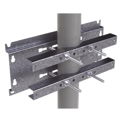 Herraje para Fijación a Pared, Torre o Poste compatible con LP-FORTE-09U-R3.