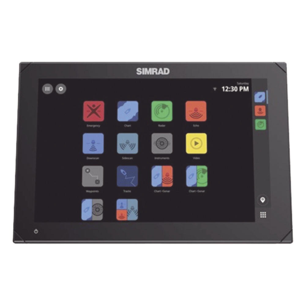 Pantalla de Navegación NSX de 12 pulgadas / SolarMAX IPS HD / Integración Total con Mercury / Compatibilidad con Radar HALO / Uso Compartido de Datos de Sonda / Conectividad Ethernet y USB / Red NMEA 2000