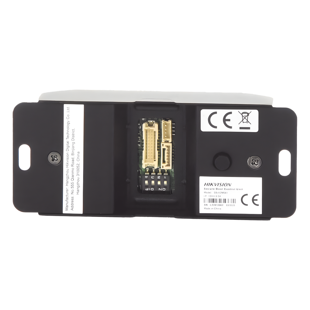 Módulo esclavo para instalaciones SEGURAS en Controles de Acceso Hikvision / Compatible con Biometricos Faciales Min Moe / Conexión RS-485  /  Soporta botón de salida y chapa.