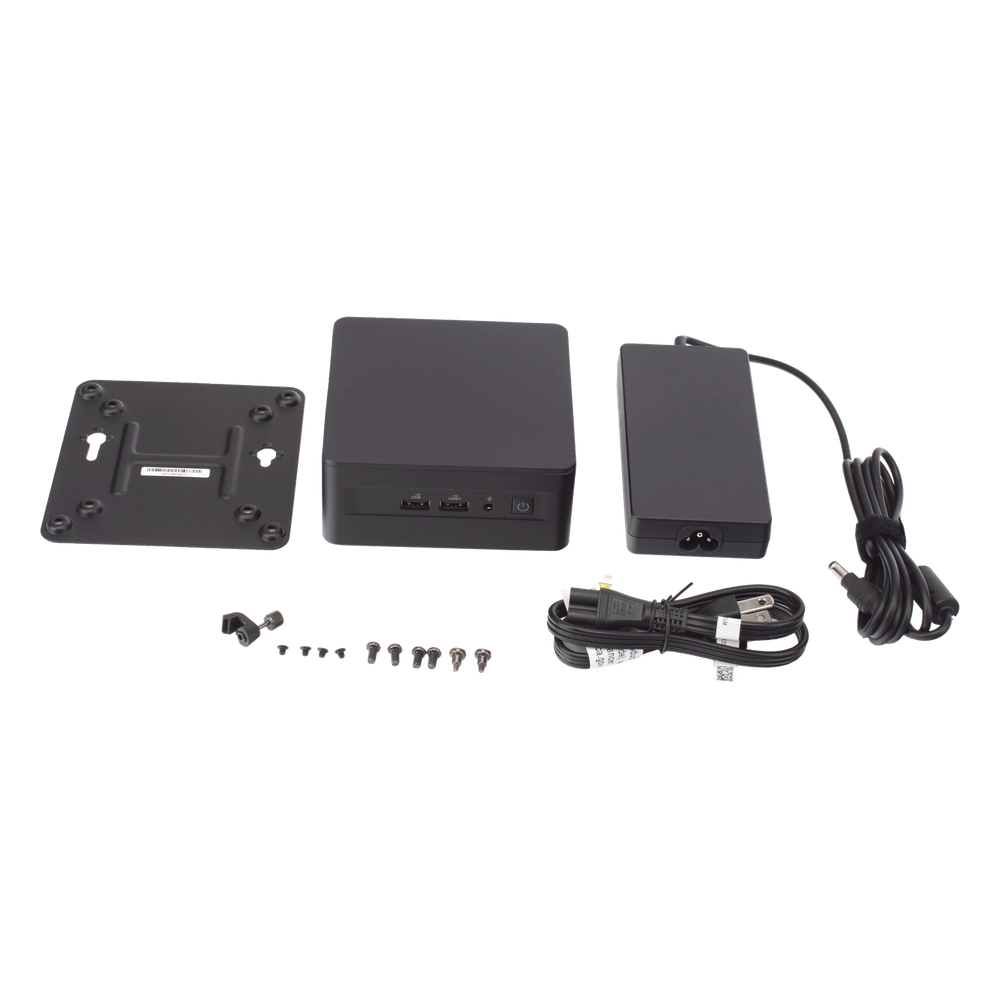 Mini PC NUC Barebone / Core i7-1360P (13 Gen) / Wi-Fi 6E + 2.5GbE / 2 x HDMI 2.1 / Bluetooth / No incluye Memoria RAM, SSD y S.O.  / Incluye fuente