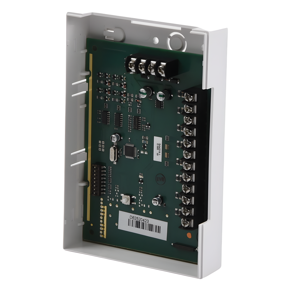 Módulo expansor de 8 zonas cableadas para sistemas direccionables Vista con bus ECP de 4 hilos