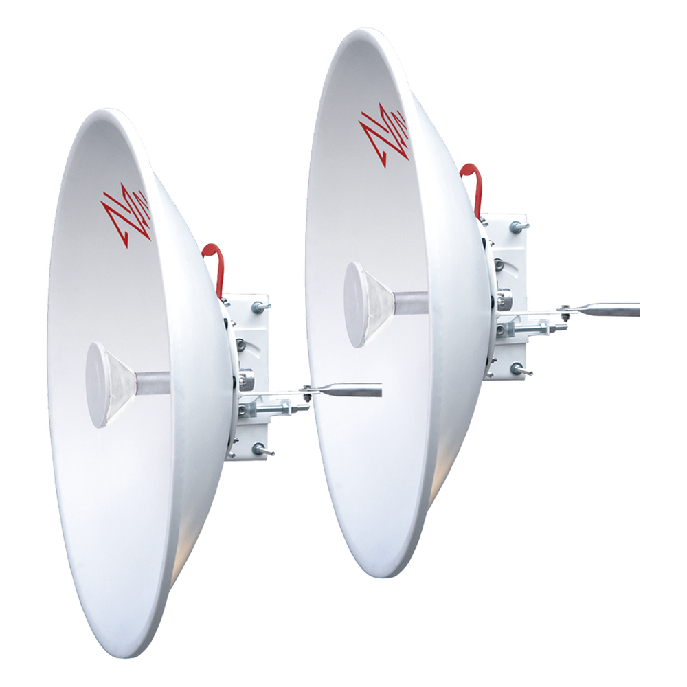 Antena Direccional / 3 ft / 5.9-7 GHz / Ganancia 32 dBi / SLANT de 45 ° y 90° / Incluye Jumpers con conector N-Macho a RPSMA / montaje y radomo incluido.