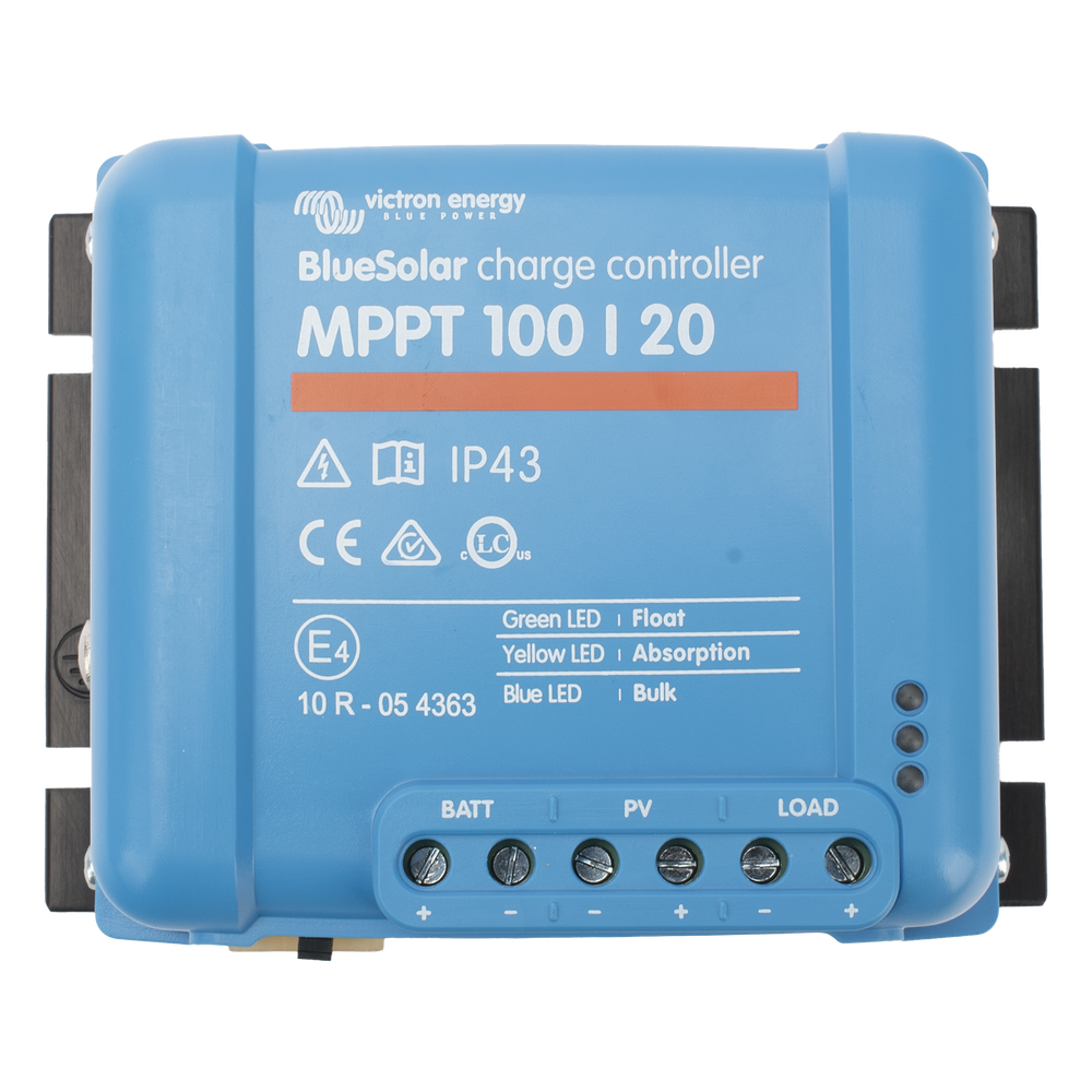 BlueSolar MPPT 100/20. Controlador Solar MPPT 20A, Voltaje Selección Automática: 12/24/48 Vcc.