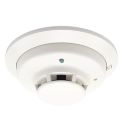 Detector fotoeléctrico de humo convencional de 2 hilos con LED bicolor y compensación automática de sensibilidad