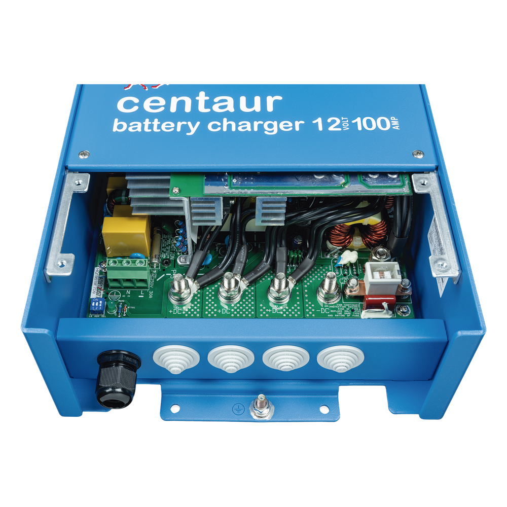 Centaur 12/100 / Cargador de Baterías 12V, 100A / Para Ambientes Marinos y Terrestres. /  Bancos de 240 a 600 Ah