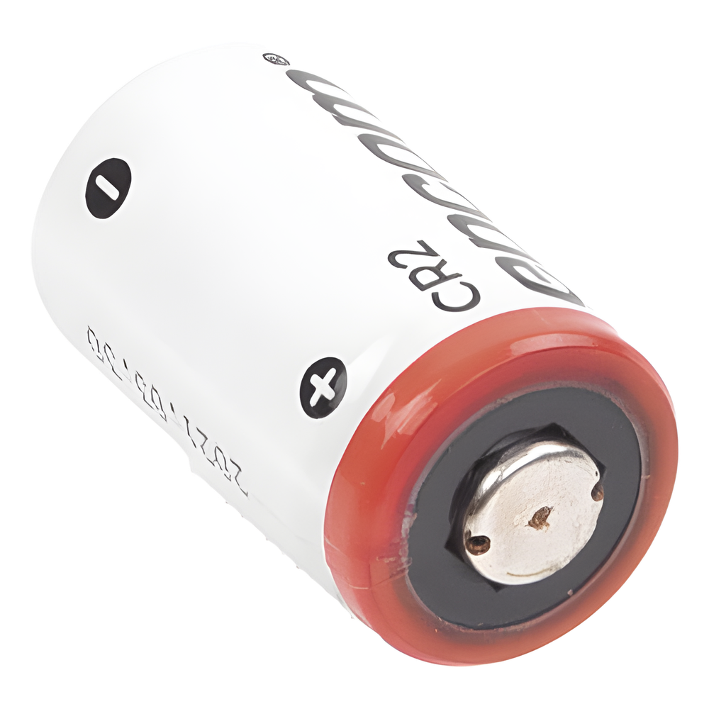 Batería de Litio CR2 / 3V / 850 mAh / No Recargable / Sello Hermético Vidrio-Metal / Operación -40°C a +60°C