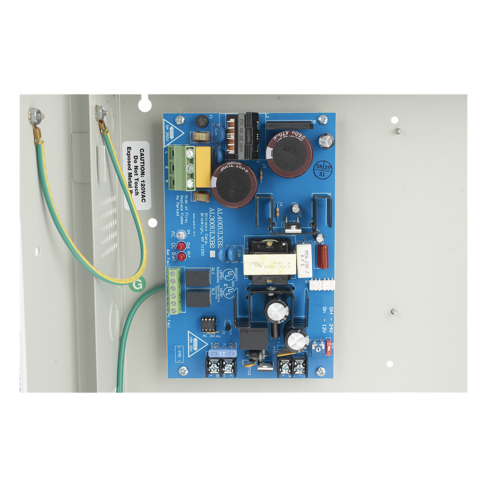 Fuente de Poder, 13.8 Vcc, 7 A, 96.6 W, Entrada 115 Vca, Regulación Electrónica, Disipador de Calor