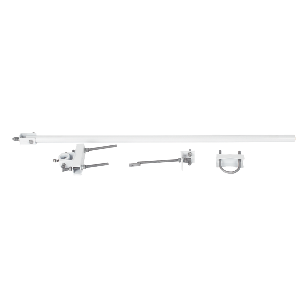 Antena direccional de 4 ft, 5.1 a 7.125 GHz, Ganancia 36 dBi, Conectores RP-SMA Hembra, Polarización doble, incluye montaje para torre o mástil