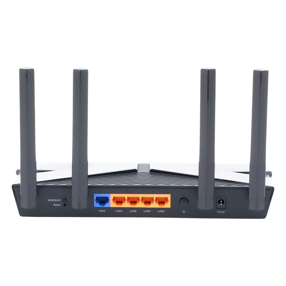 Router WiFi6 AX3000 / MIMO 2X2 / EasyMesh / 1 Puertos Gigabit WAN + 4 Puertos Gigabit LAN / OFDMA / Beamforming / WPA3 / Tether App / HomeShield