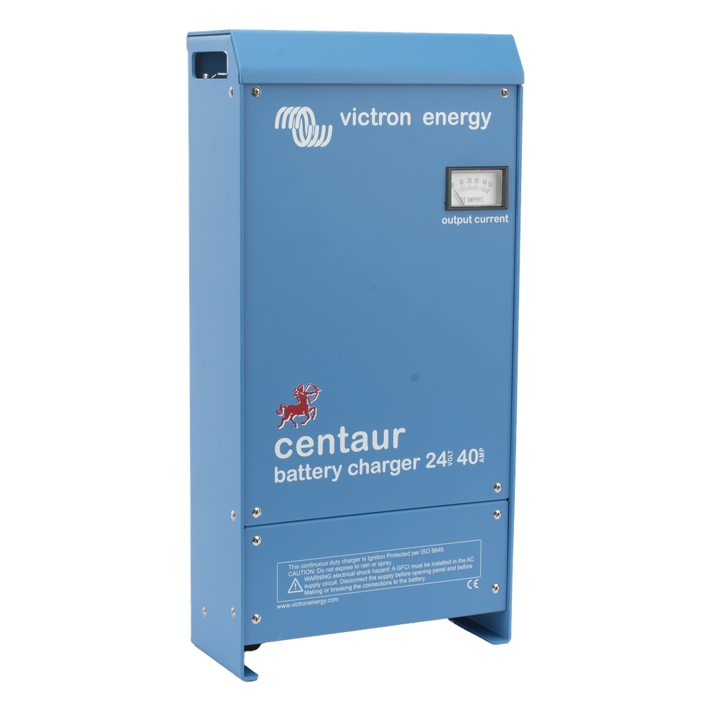 Centaur 24/40 / Cargador de Baterías 24V, 40A / Para Ambientes Marinos y Terrestres. /  Bancos de 160 a 400 Ah