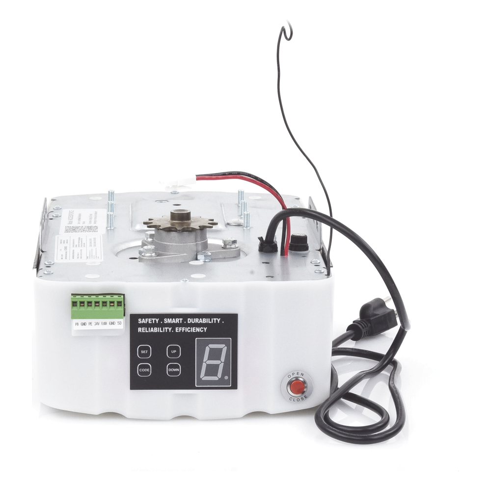 Kit D/ Puertas D/  Garage / 1/2HP / Fuerte / Silencioso / Incluye riel tipo T de 3mts / Compatible con APP / 2 Controles Inalámbricos Visera / 1 Control Inalámbrico Pared / Respaldo Energia.