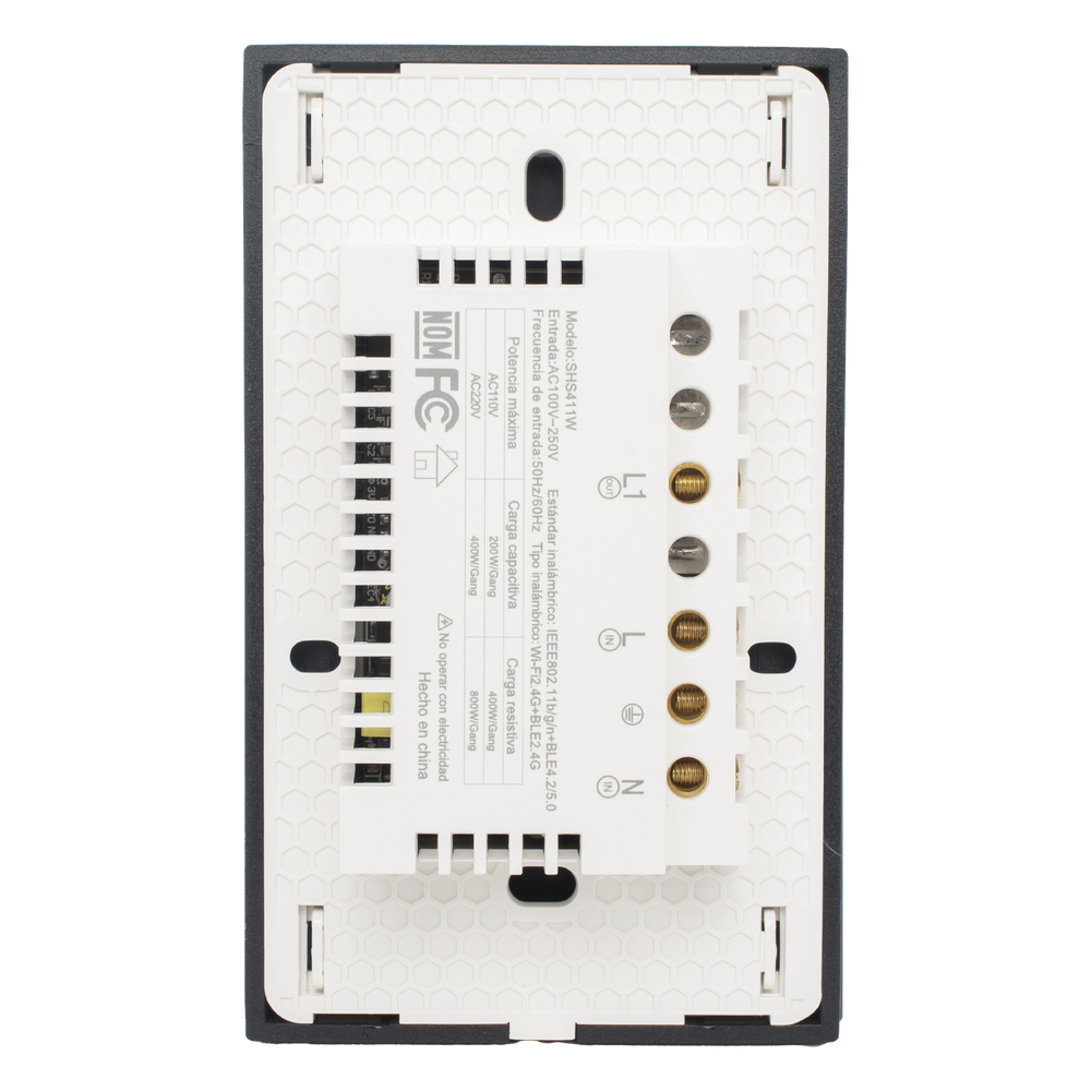 (Wifi) Apagador switch inalámbrico WIFI, control de 1 regreso de carga, 110V