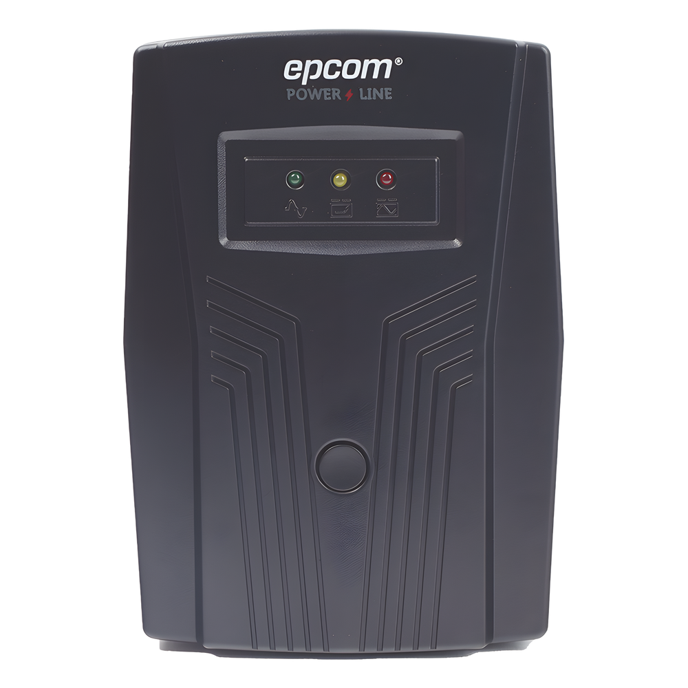 UPS de 600VA/360W / Protección contra Descarga, Sobretensión y Picos Transitorios / Entrada y Salida 120 Vca / Clavija NEMA 5-15P / 4 Tomas NEMA 5-15R/ Sin Protector RJ11 ni RJ45