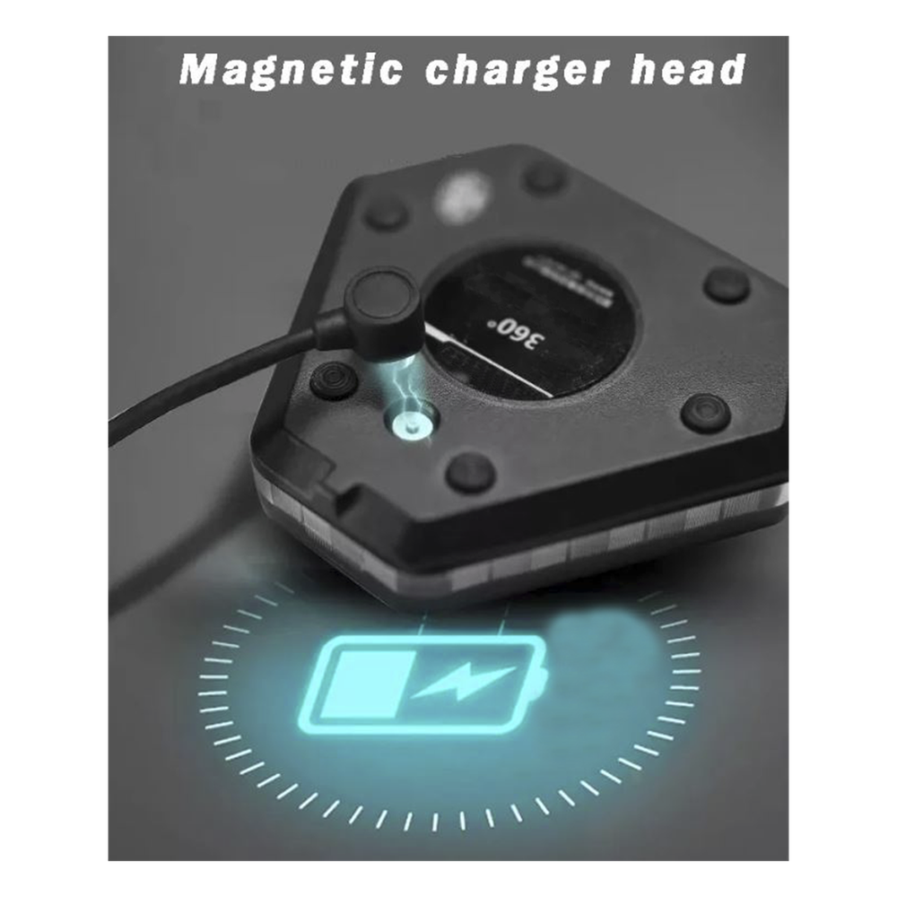 Luz Auxiliar Ámbar Ultra Brillante Para Automóviles, Motocicletas y Bicicletas Con Montaje Magnético